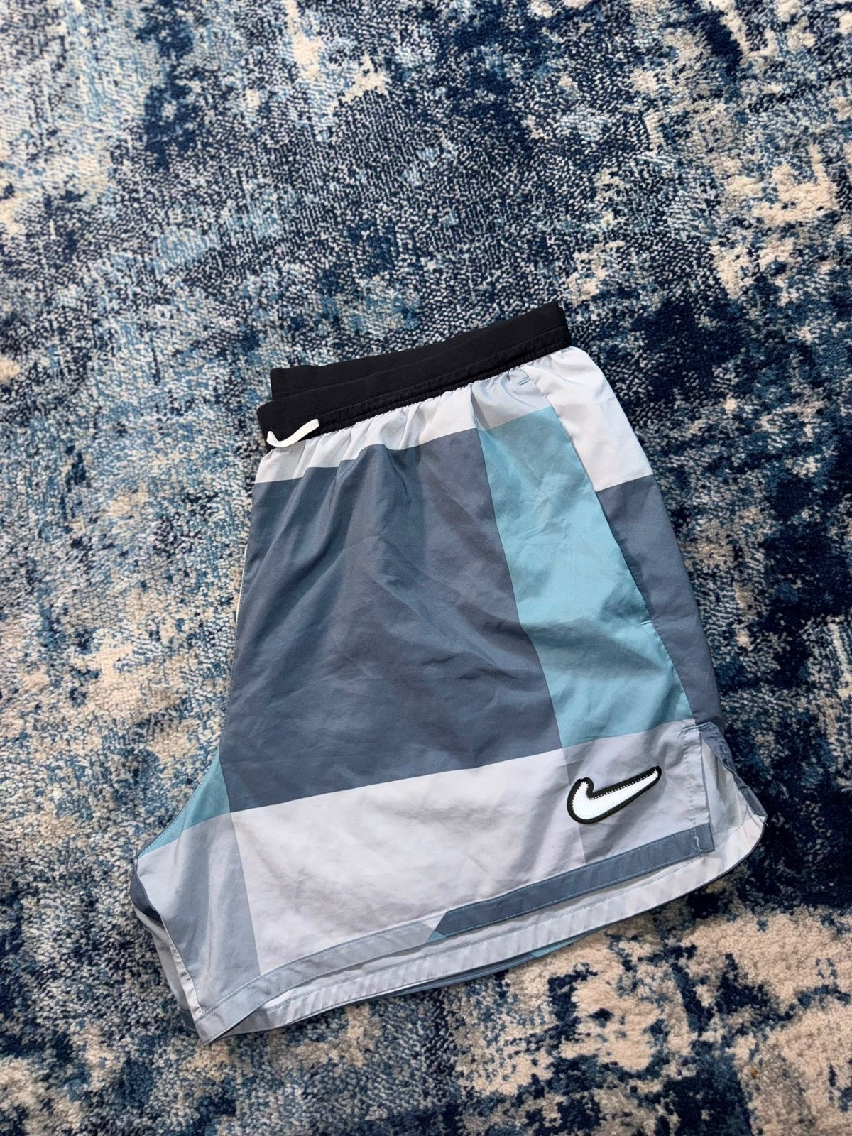 Nike Wildrun Patchwork Flex Shorts – Blue, Men's 2XL in Blue, men's 2XL – alternate view