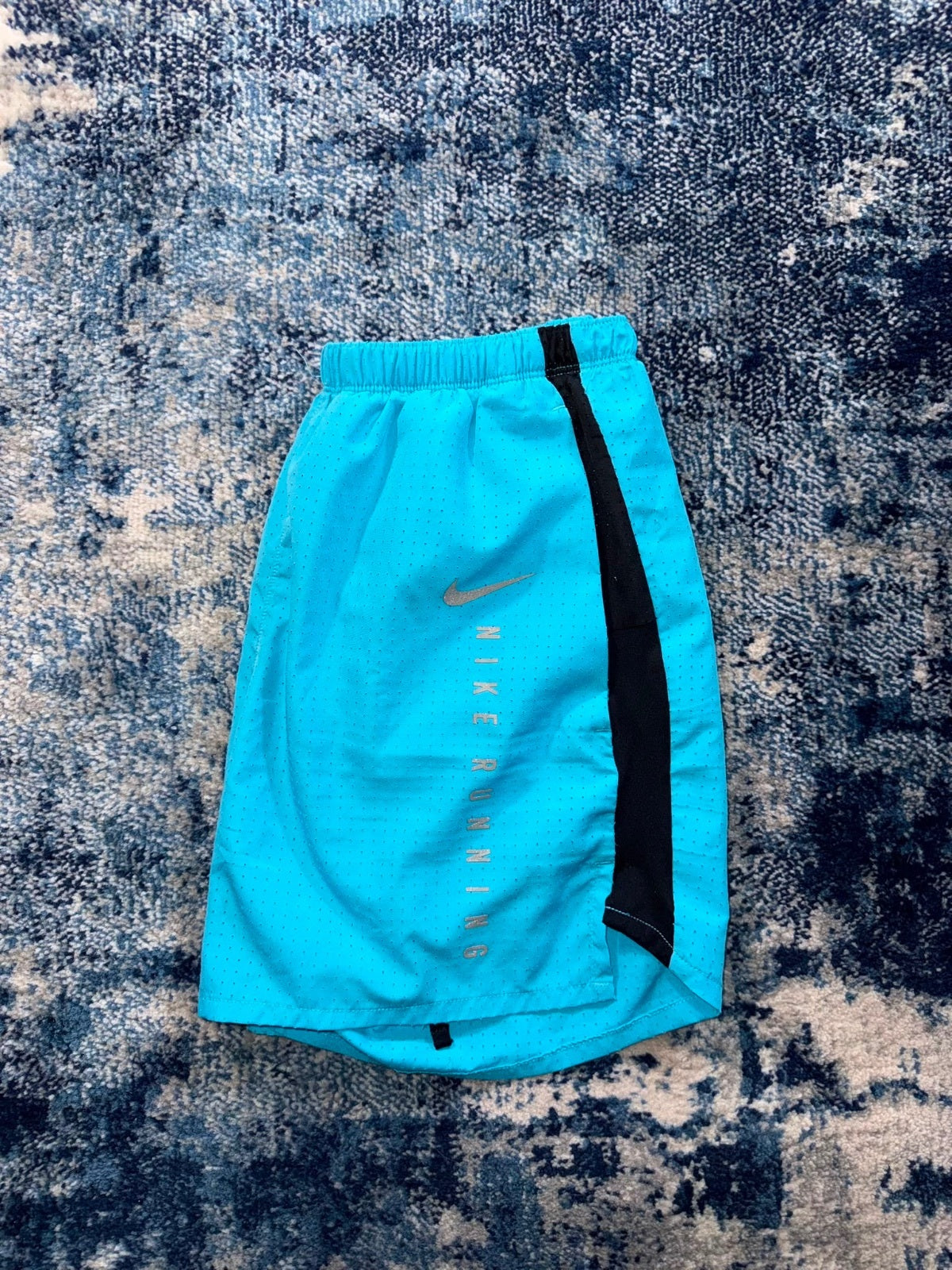 Nike Dri Fit Challenger Shorts – LightBlue, Men's Small in LightBlue, men's Small – front view