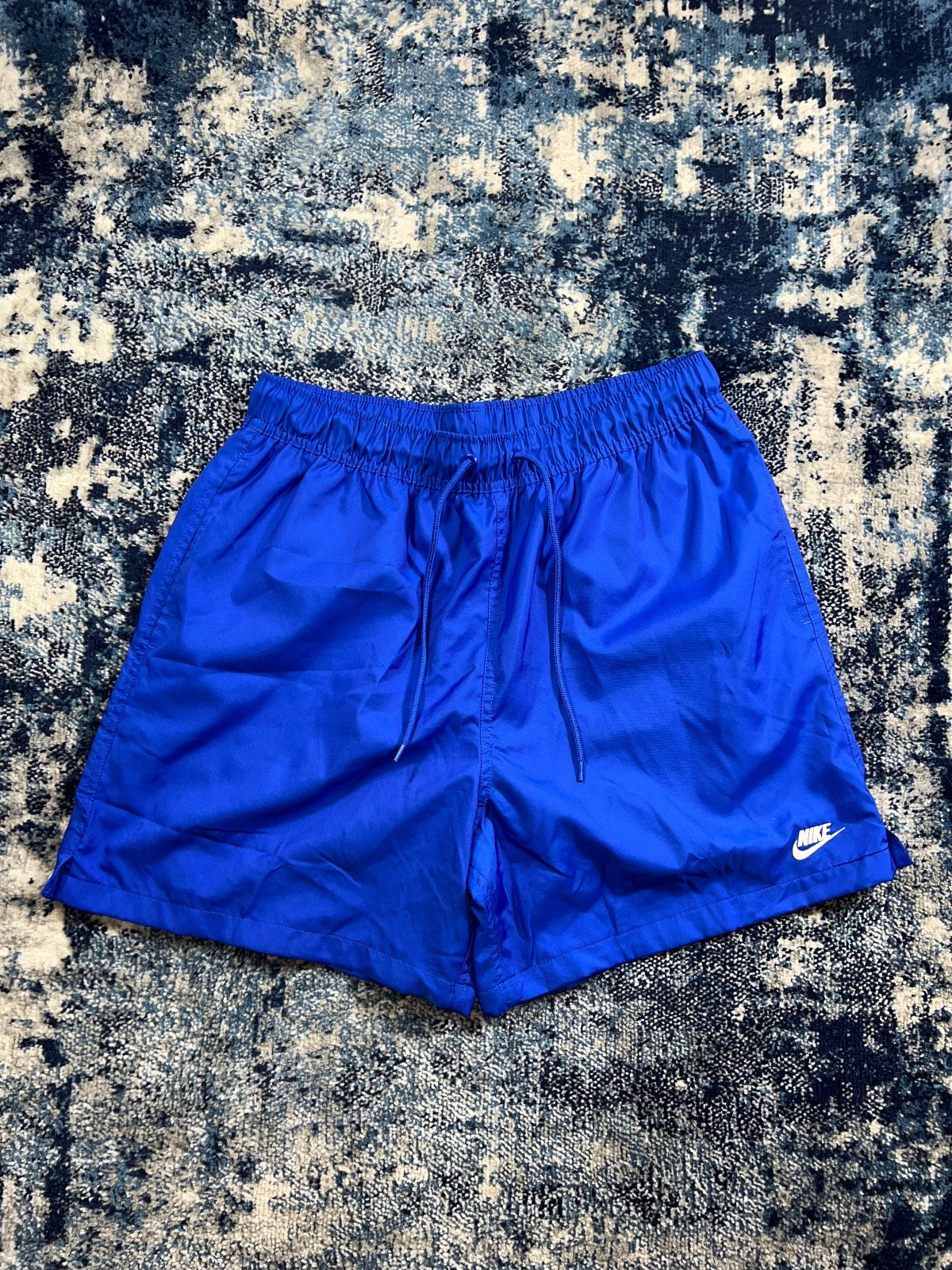 Nike Club Woven Flow Shorts – Blue, Men's Medium in Blue, men's Medium – front view