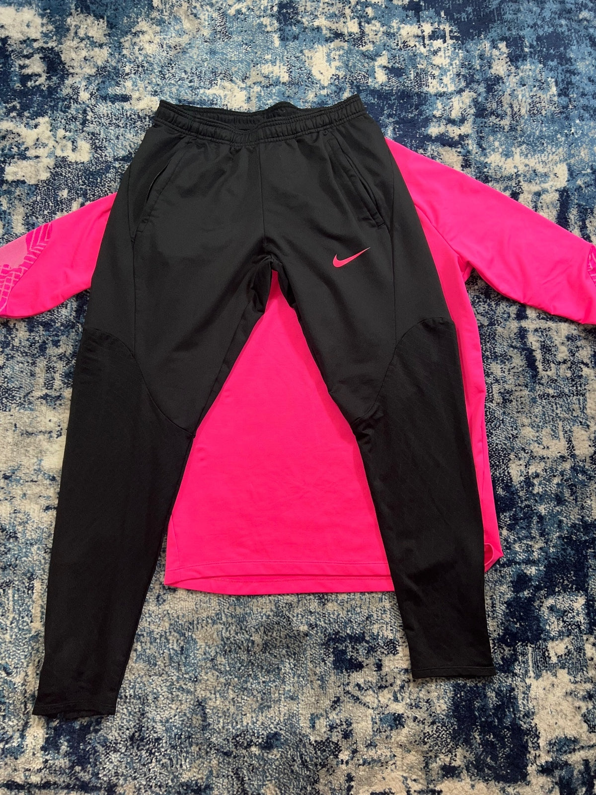 Nike Strike Academy Dri-FIT men's tracksuit set in hot pink and black, size Medium – view 2