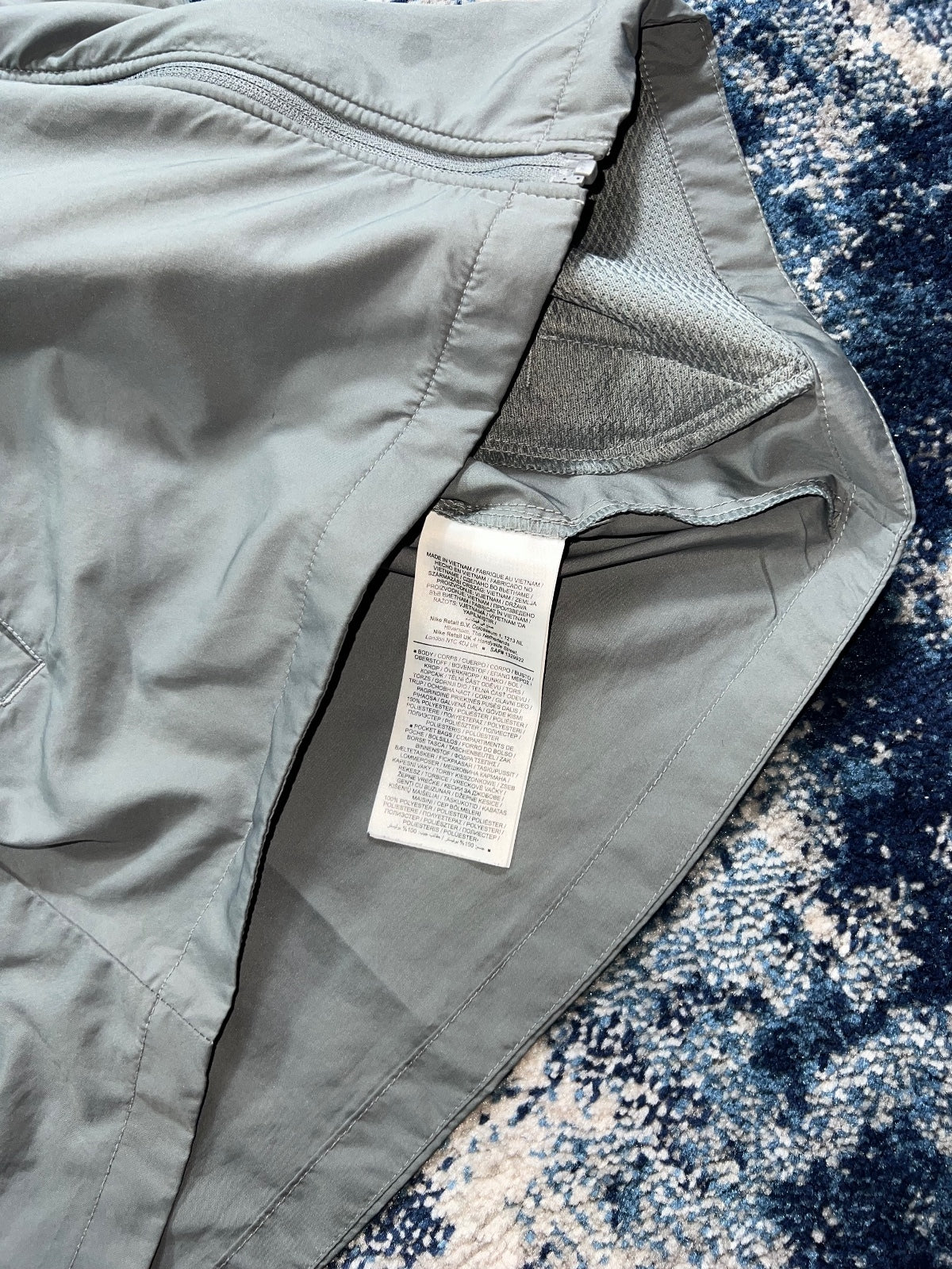 Nike Repel Miler Windrunner men's smoke grey running set, size Small – view 13