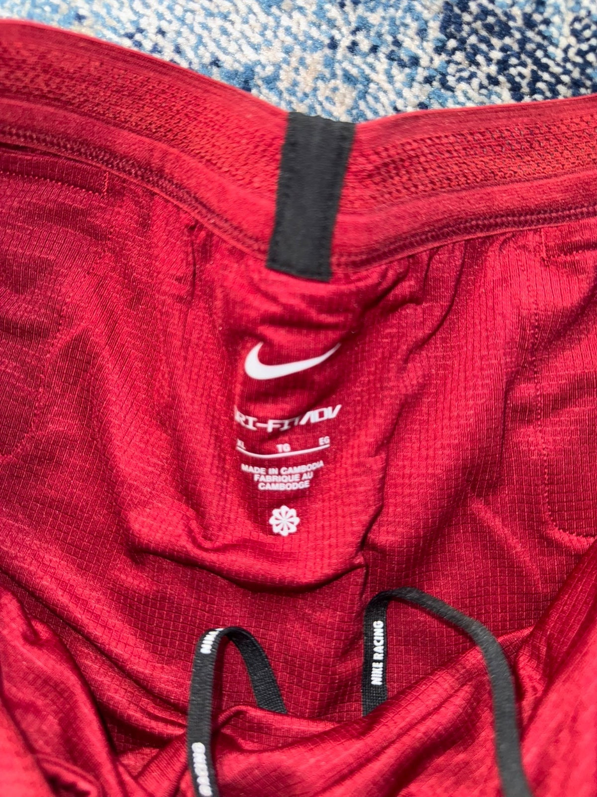Nike Racing Aeroswift 4” Running Shorts – Purple, Men's XL in Purple, men's XL – detail view