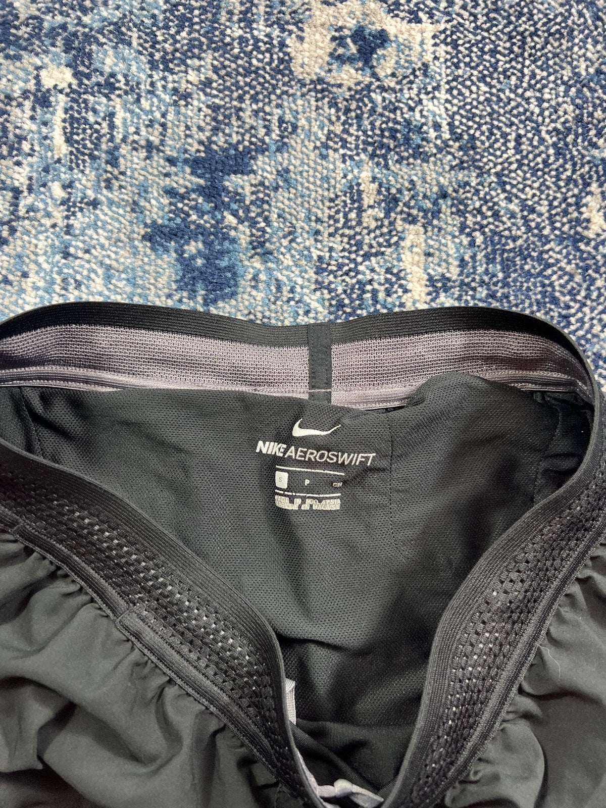 Nike Aeroswift 2 in 1 Running Racing Shorts – Black, Men's Small in Black, men's Small – alternate view