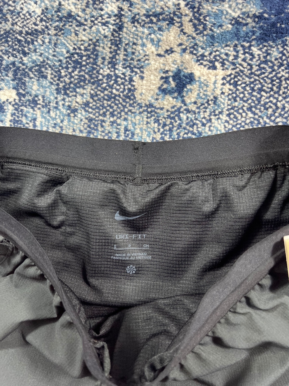 Nike Trail Shorts – Black, Men's Small in Black, men's Small – detail view