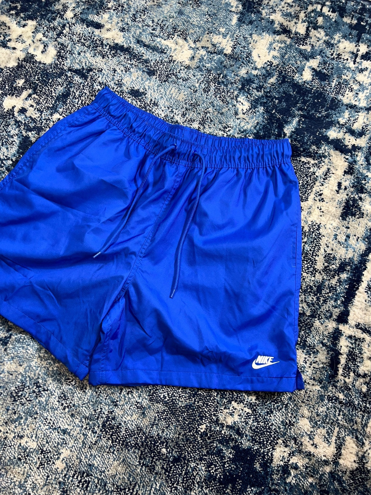 Nike Club Woven Flow Shorts – Blue, Men's Medium in Blue, men's Medium – alternate view