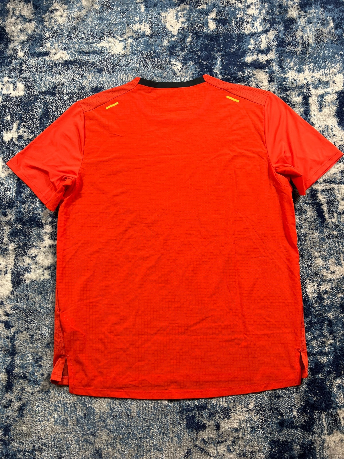 Nike Trail Miler T-Shirt / Flex Shorts Set – Orange, Men's Medium in Orange, men's Medium – detail view
