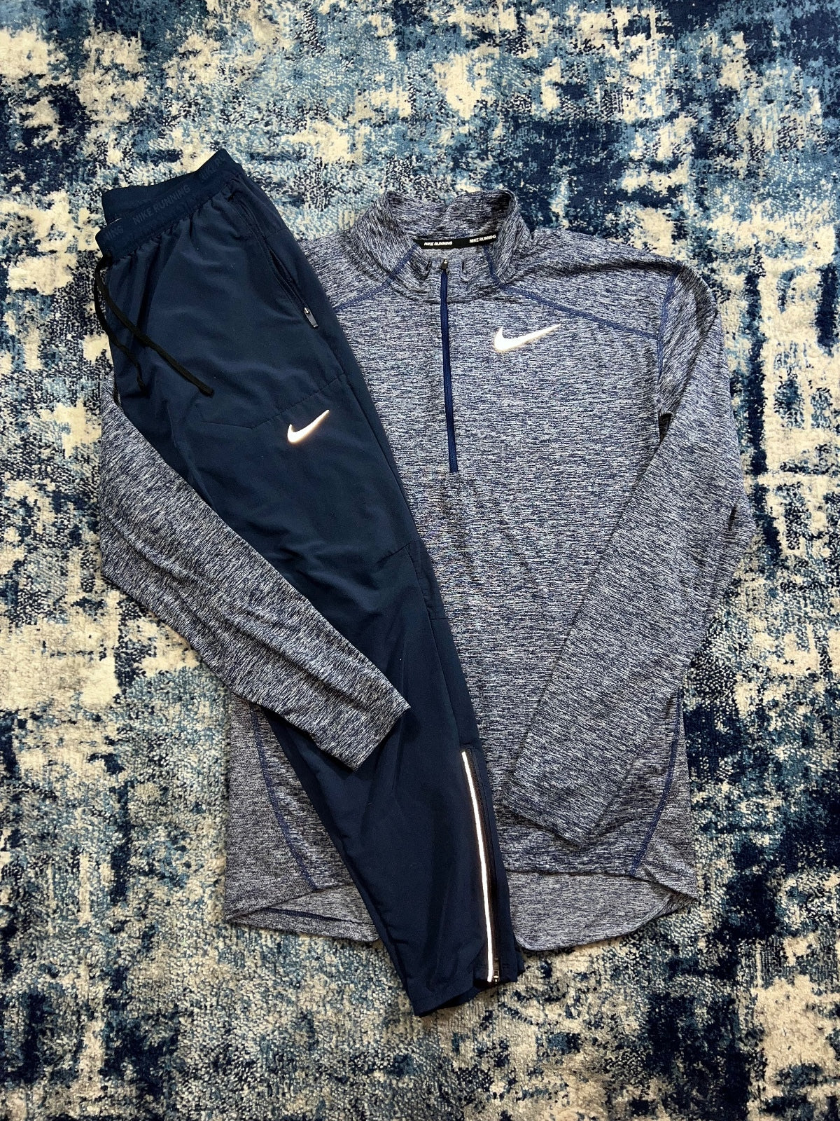 Nike Running Element 1/4-Zip / Phenom Elite Bottoms Tracksuit Set