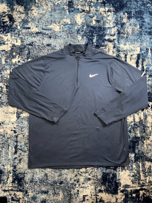 Nike Running Element 1/4 Zip – Navy, Men's XL in Navy, men's XL – front view
