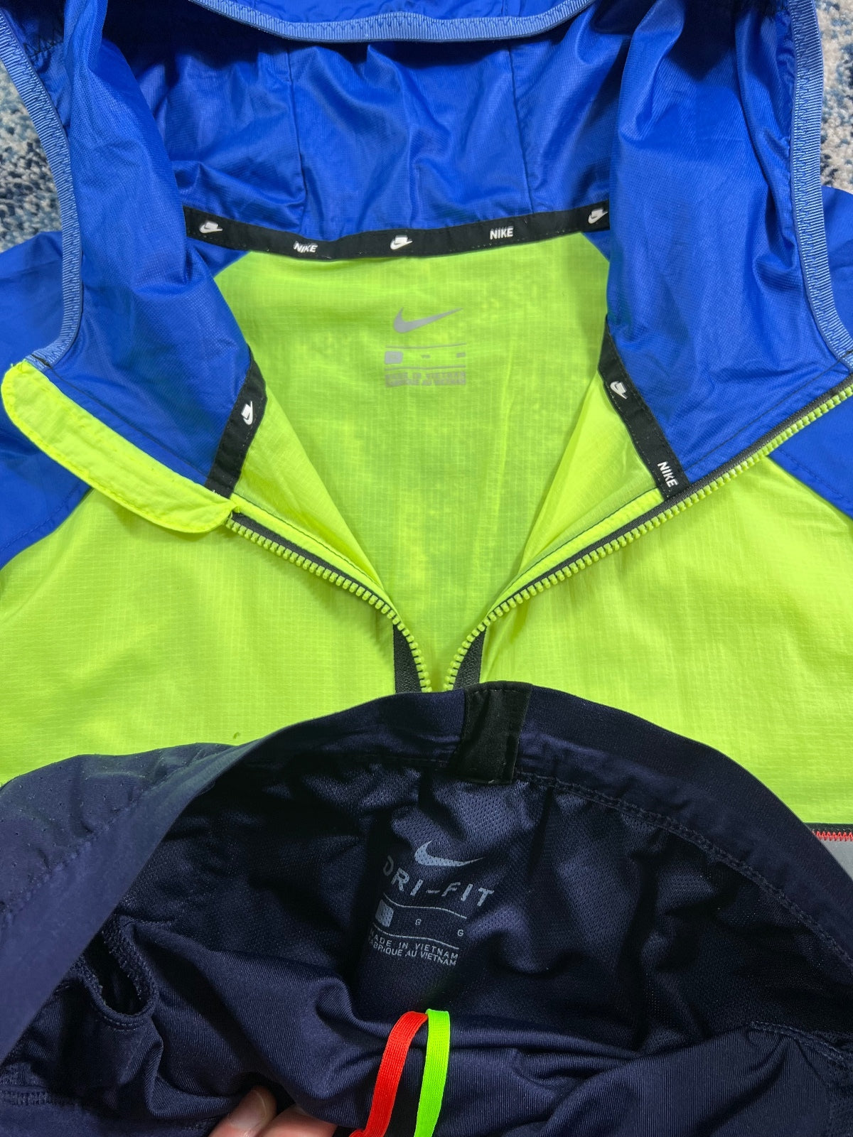 Nike Wildrun Meekz Windrunner Jacket / Flex Stride Shorts Tracksuit Set – Multi, Men's Medium in Multi, men's Medium –…