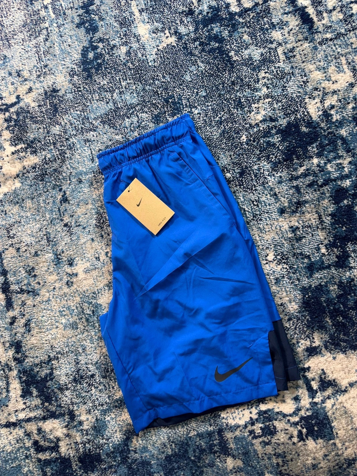 Nike Dri-FIT 9” Shorts – Blue, Men's Small in Blue, men's Small – alternate view