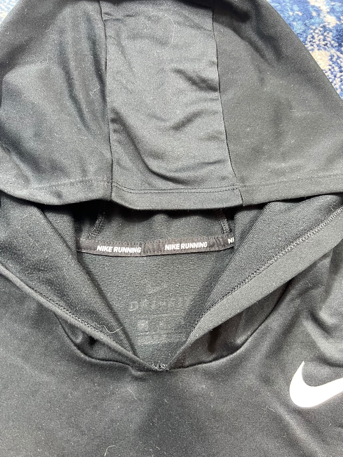 Nike Running Division 2 in 1 Jumper – Black, Women's Small in Black, men's Small – alternate view