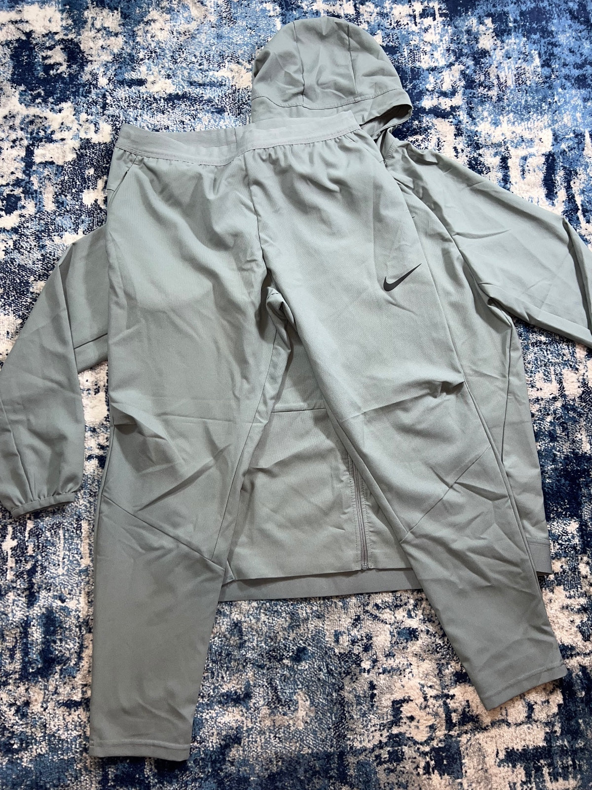 Nike Pro Training Tracksuit Set – Gray, Men's Large in Gray, men's Large – detail view