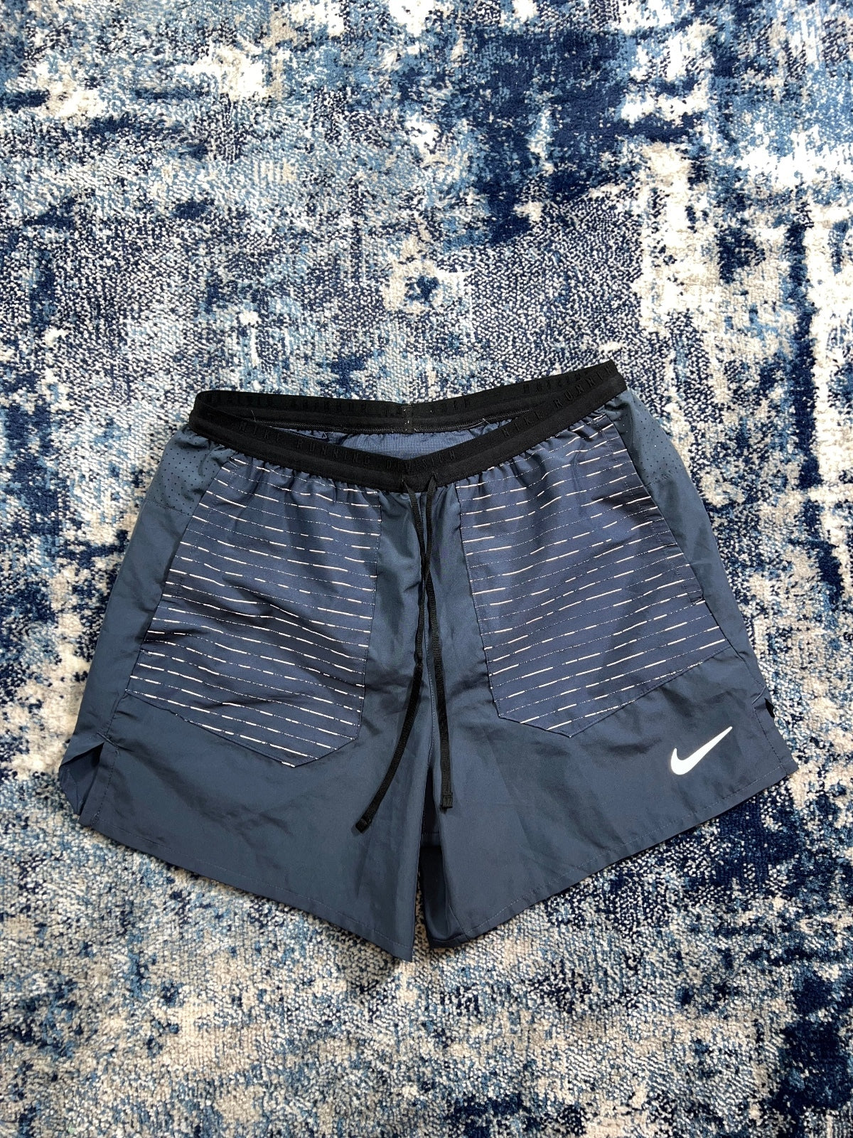 Nike Running Division Flex Stride Shorts – Navy, Men's Medium in Navy, men's Medium – front view