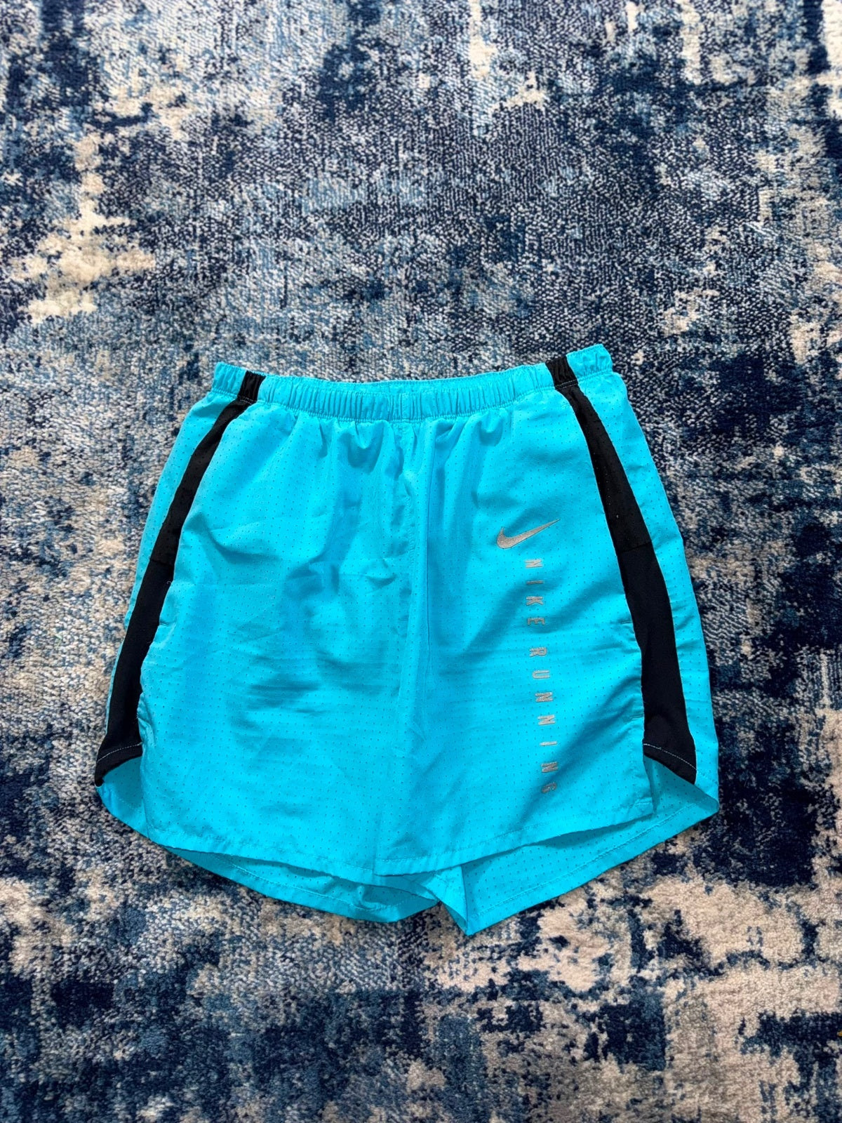 Nike Dri Fit Challenger Shorts – LightBlue, Men's Small in LightBlue, men's Small – detail view