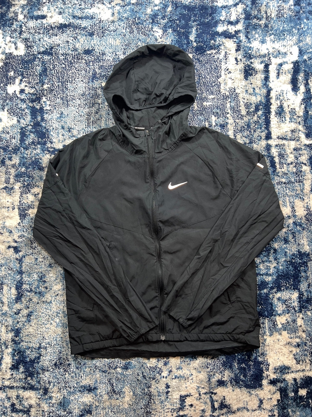 Nike Repel Miler Windrunner Reflective Jacket Black Men's