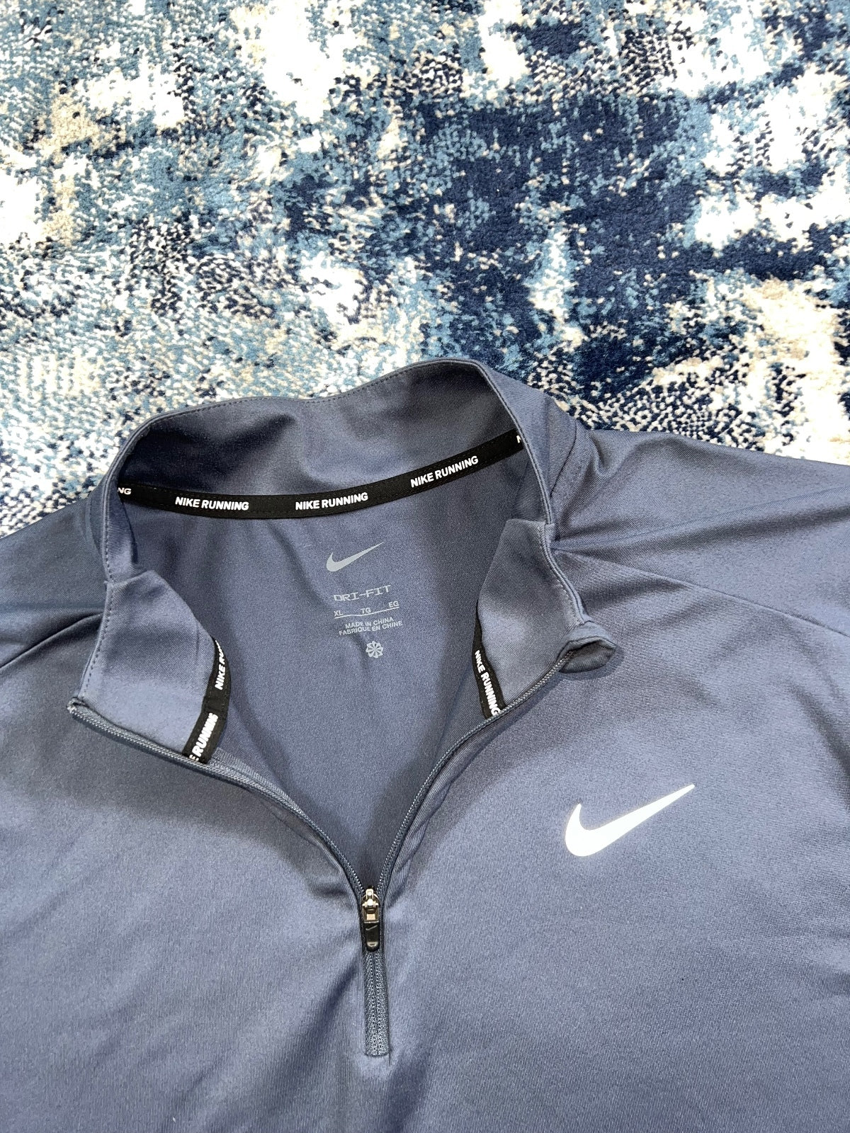 Nike Running Element 1/4 Zip – Navy, Men's XL in Navy, men's XL – alternate view
