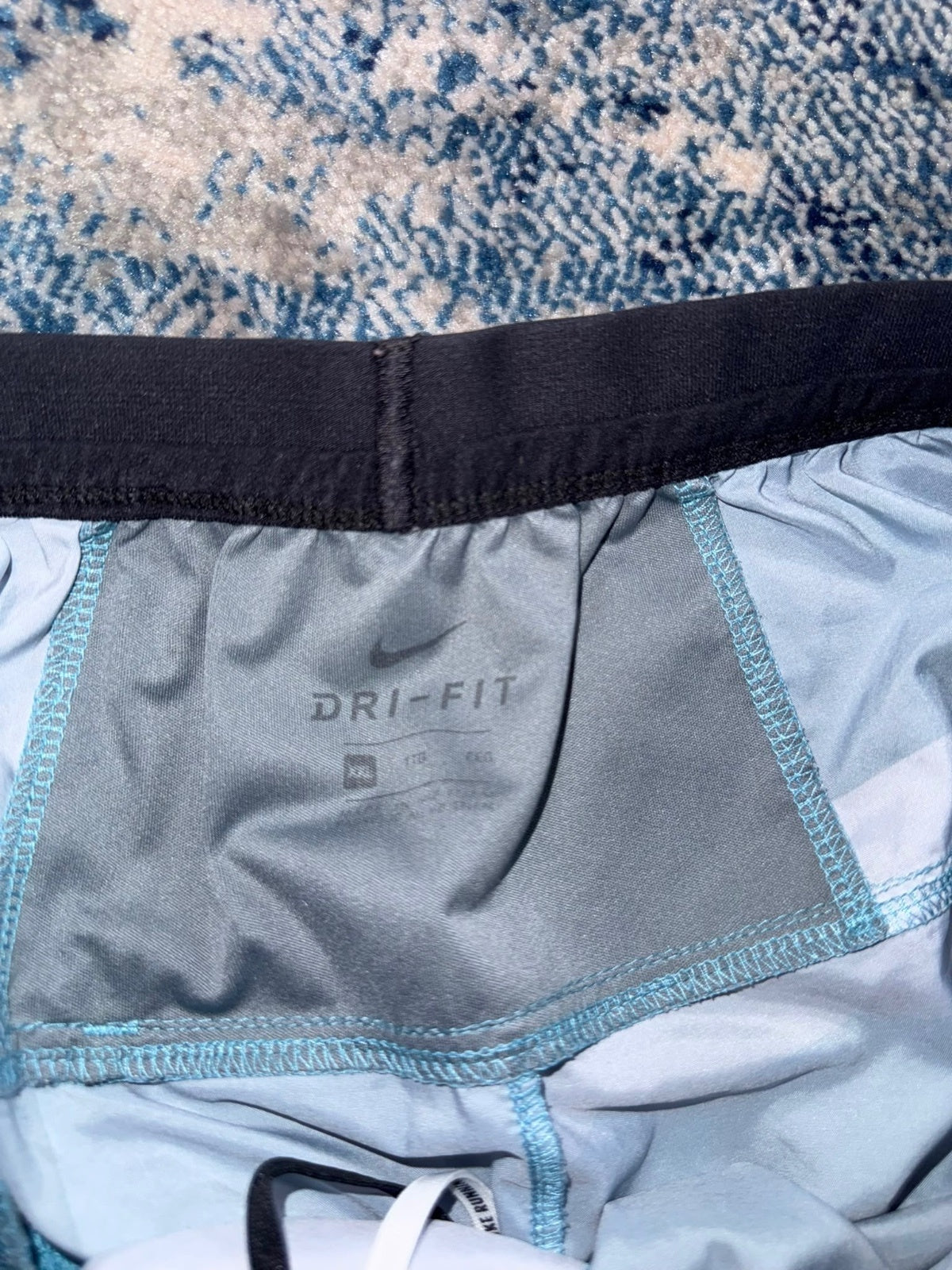 Nike Wildrun Patchwork Flex Shorts – Blue, Men's 2XL in Blue, men's 2XL – detail view