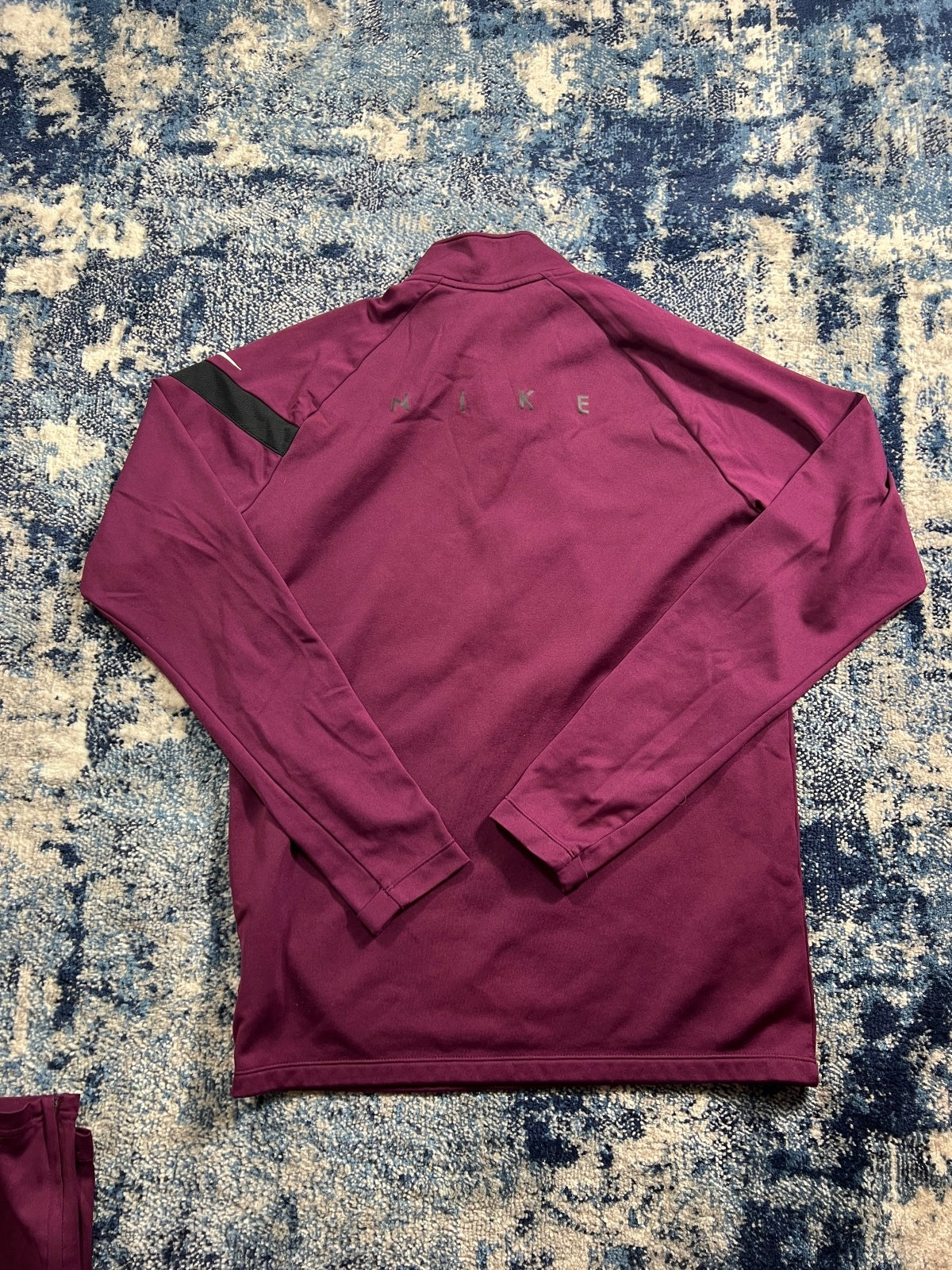 Nike Strike Academy Dri Fit Tracksuit Set – Burgundy, Men's Small in Burgundy, men's Small – detail view
