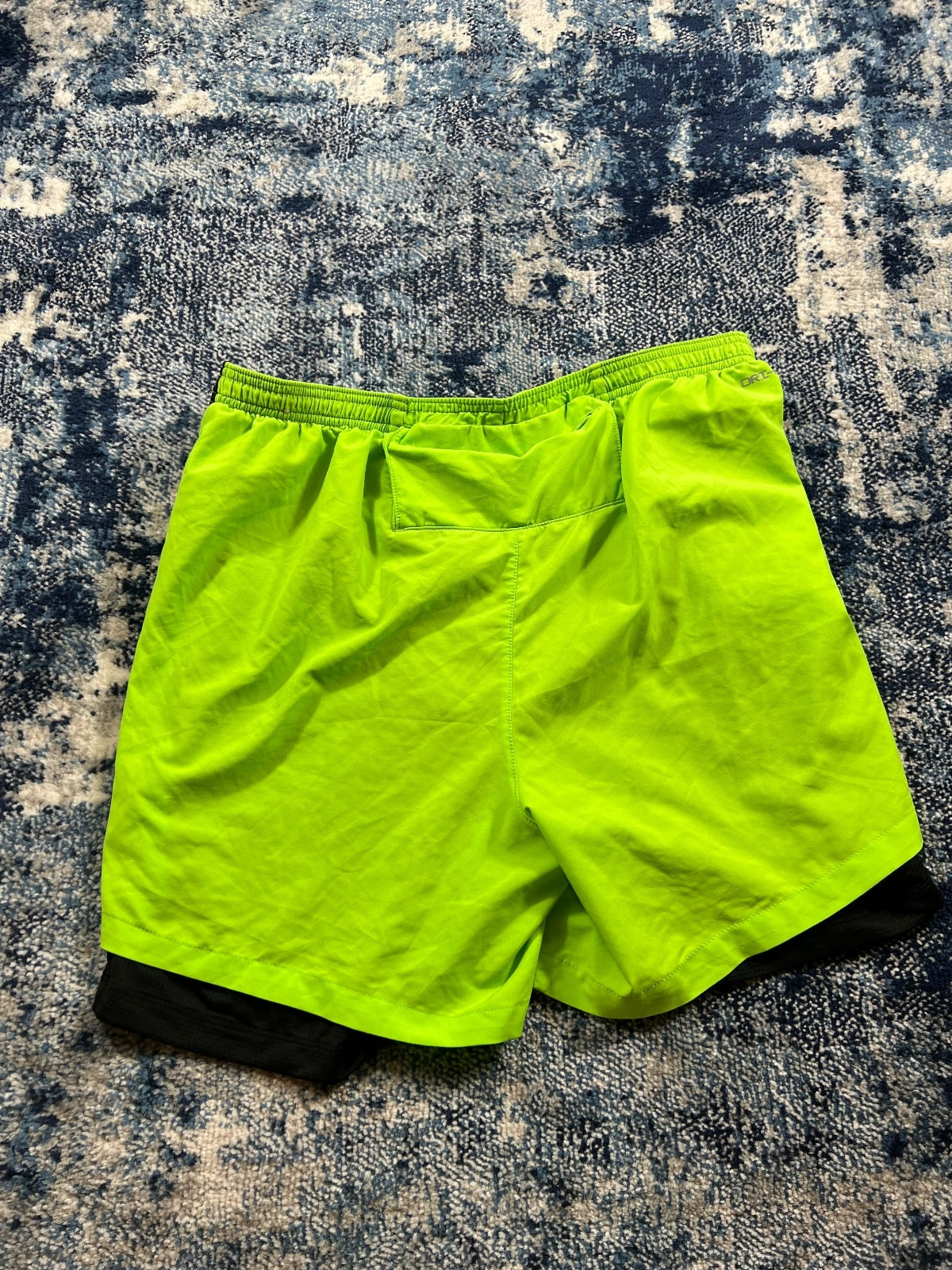 Nike Running Division Flex Stride 2 in 1 Shorts – Green, Men's Large in Green, men's Large – detail view