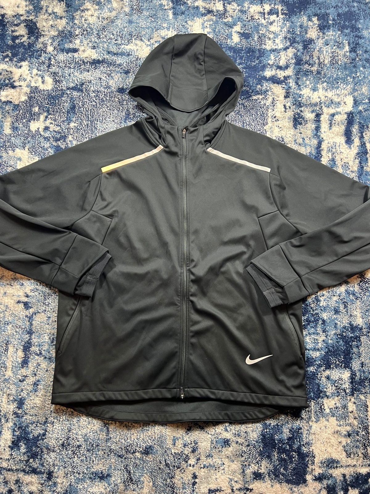 Nike Shield Running Jacket Black Reflective Large Men's - product image