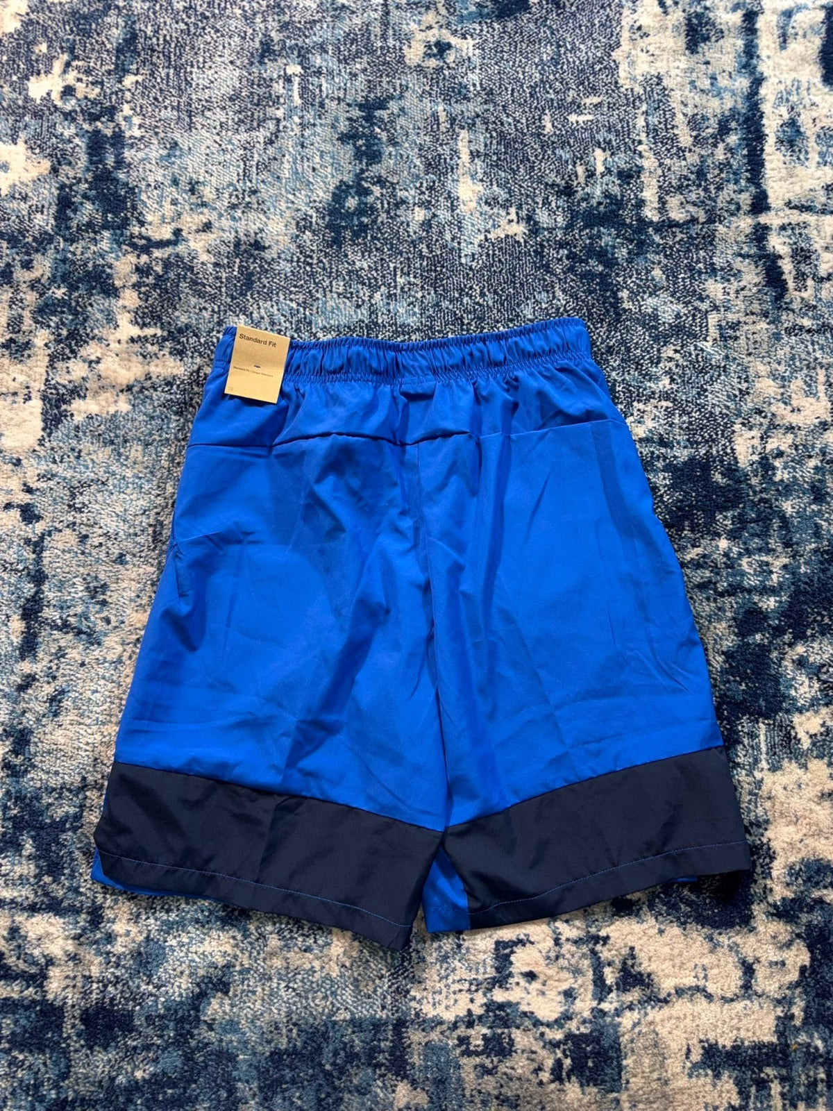 Nike Dri-FIT 9” Shorts – Blue, Men's Small in Blue, men's Small – detail view