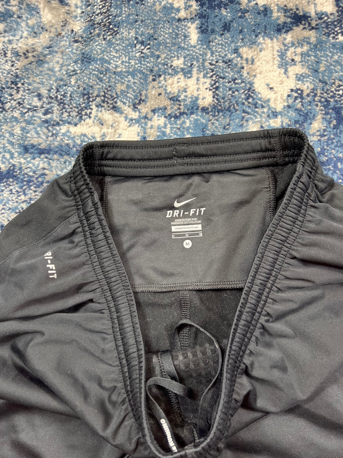 Nike Element Shield Dri Fit Running Pants – Black, Men's Small in Black, men's Small – detail view