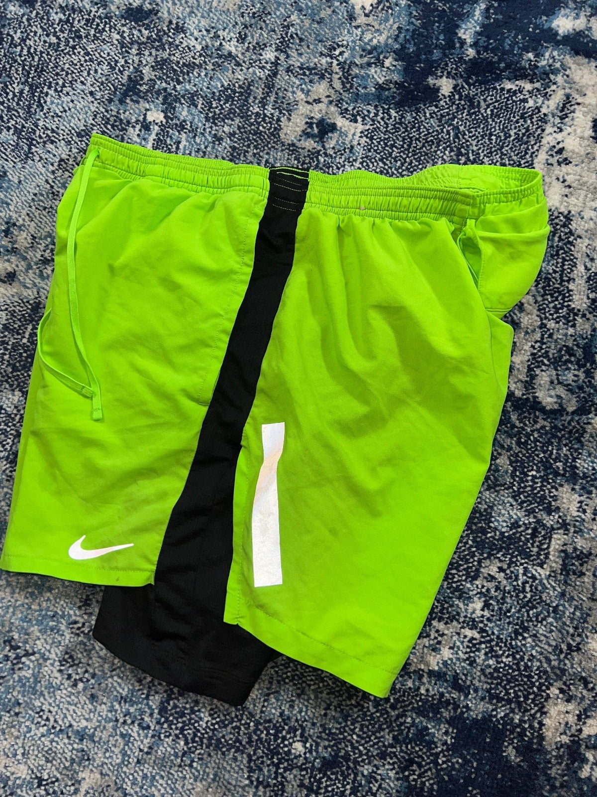 Nike Running Division Flex Stride 2 in 1 Shorts – Green, Men's Large in Green, men's Large – alternate view