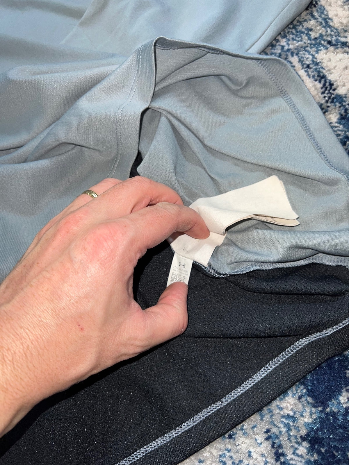 Under Armour 1/4 Zip / Cargo Bottoms Tracksuit Set – Gray, Men's Large in Gray, men's Large – detail view