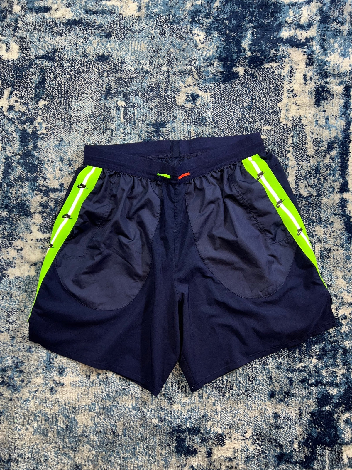 Nike Wildrun Meekz Flex Stride Shorts – Navy, Men's Large in Navy, men's Large – front view