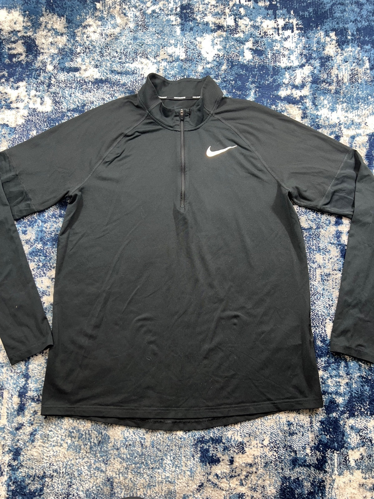 Nike Running Element 1/4 Zip – Black, Men's Large in Black, men's Large – alternate view