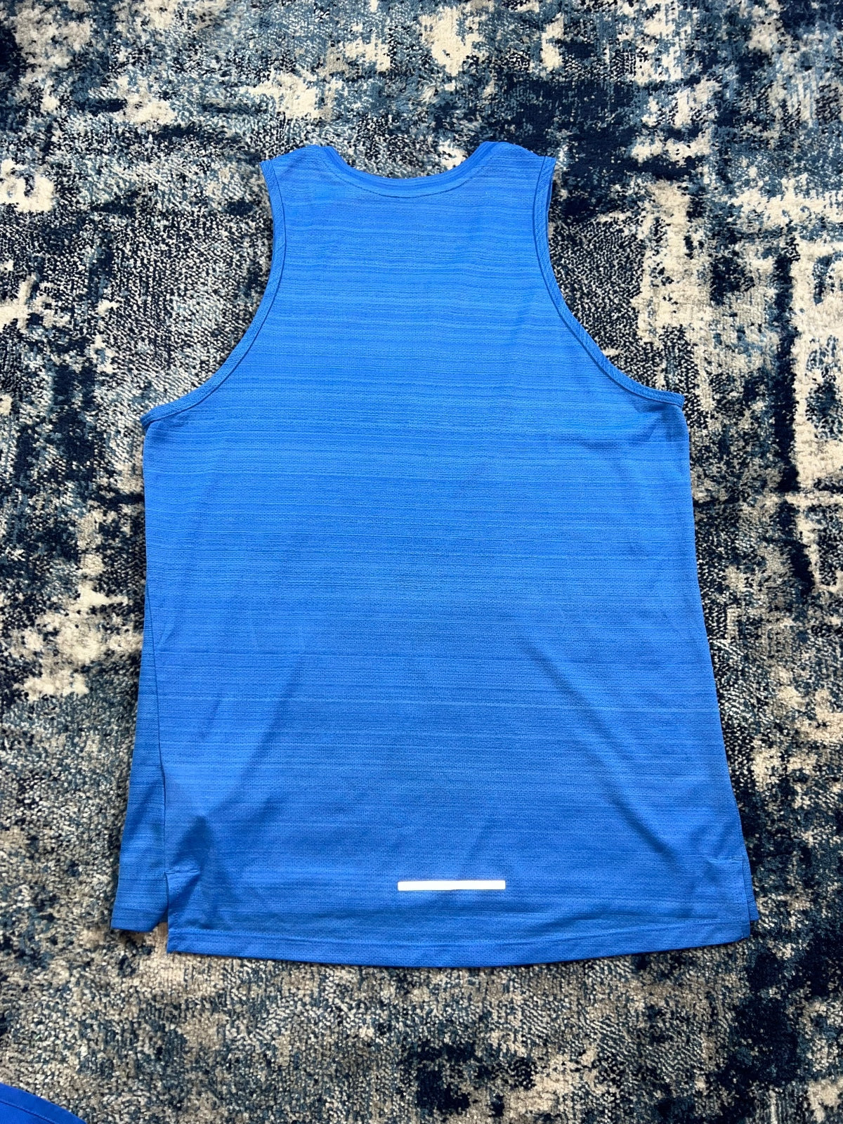 Nike Miler Running Vest / Flex Stride Shorts Running Gym Set – Blue, Men's Medium in Blue, men's Medium – detail view