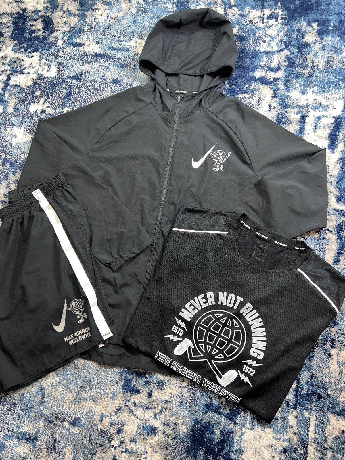 Nike Wildrun Rare 3 Piece Tracksuit – Black, Men's Medium in Black, men's Medium – detail view