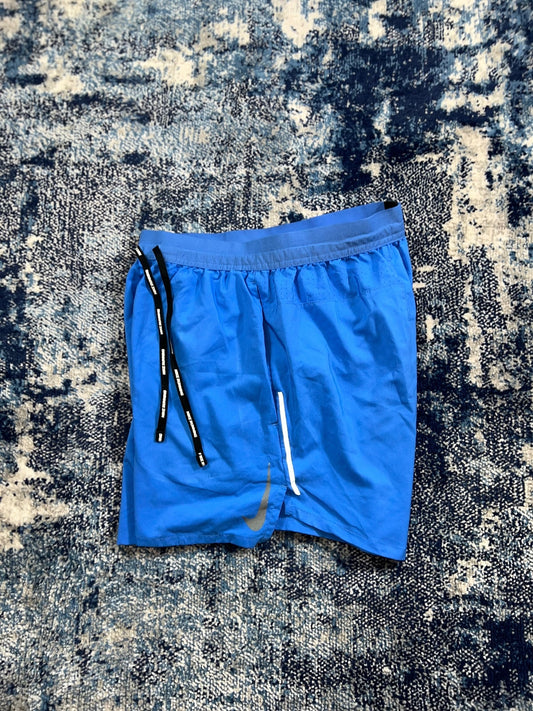 Nike Flex Stride 5” Brief Lined Running Shorts – Blue, Men's Small in Blue, men's Small – front view