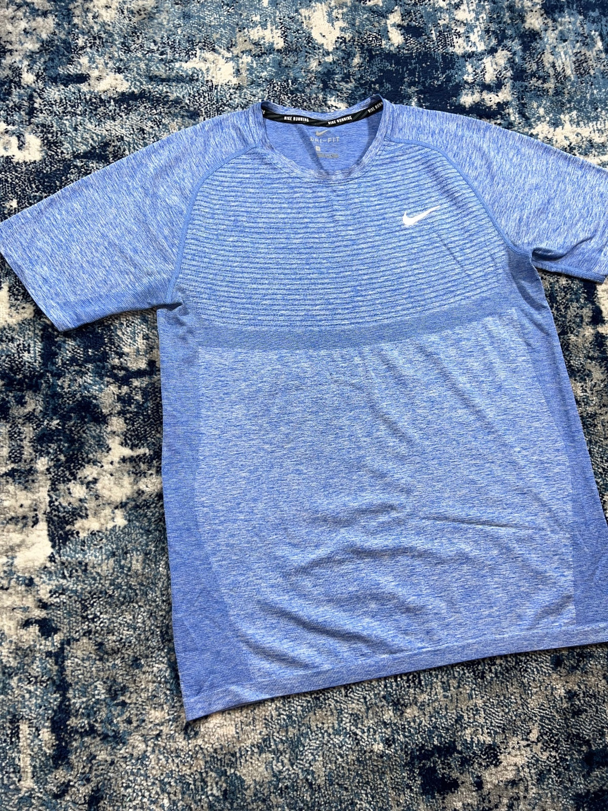 Nike Tech Knit Ultra T Shirt – LightBlue, Men's Large in LightBlue, men's Large – alternate view