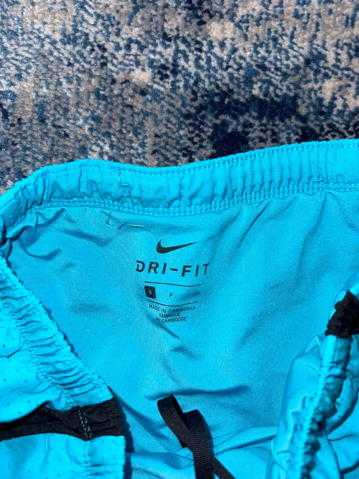 Nike Dri Fit Challenger Shorts – LightBlue, Men's Small in LightBlue, men's Small – detail view