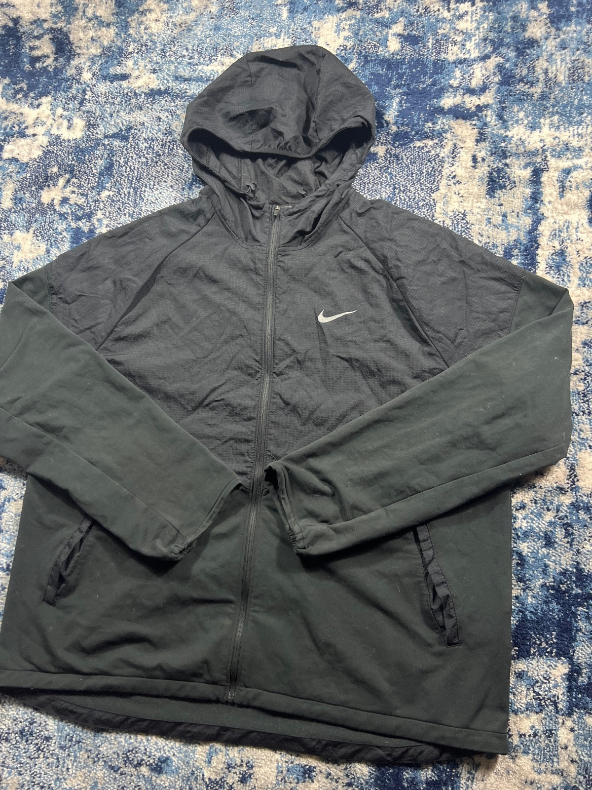 Nike Repel Miler Windrunner Jacket – Black, Men's XL in Black, men's XL – alternate view
