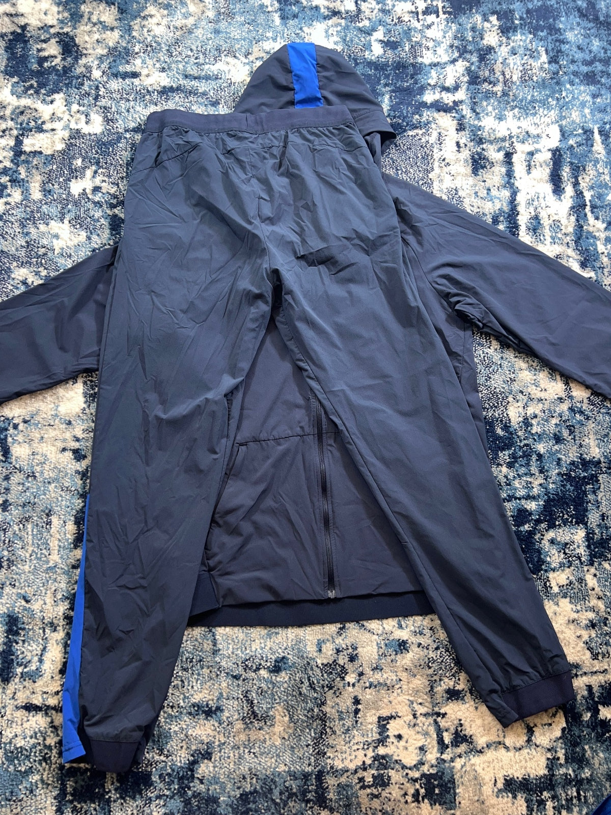 Nike Pro Vent Max Miler three-piece men's blue running set, size Small – view 8