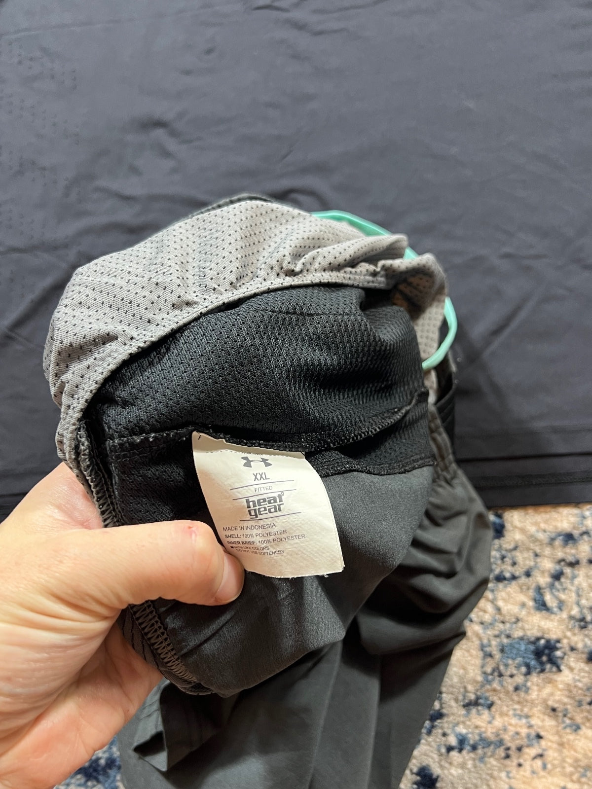 Under Armour T Shirt and Shorts Set – Black, Men's XL in Black, men's XL – detail view