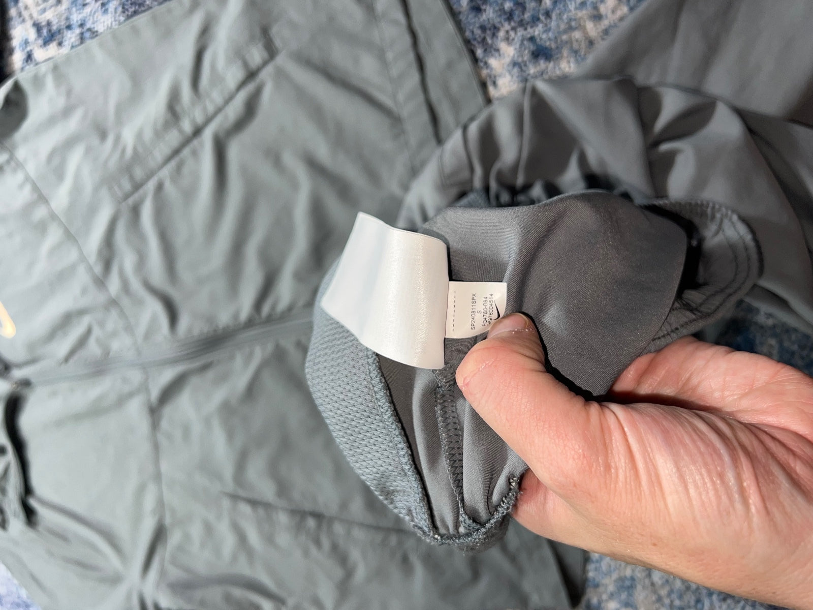 Nike Repel Miler Windrunner men's smoke grey running set, size Small – view 10