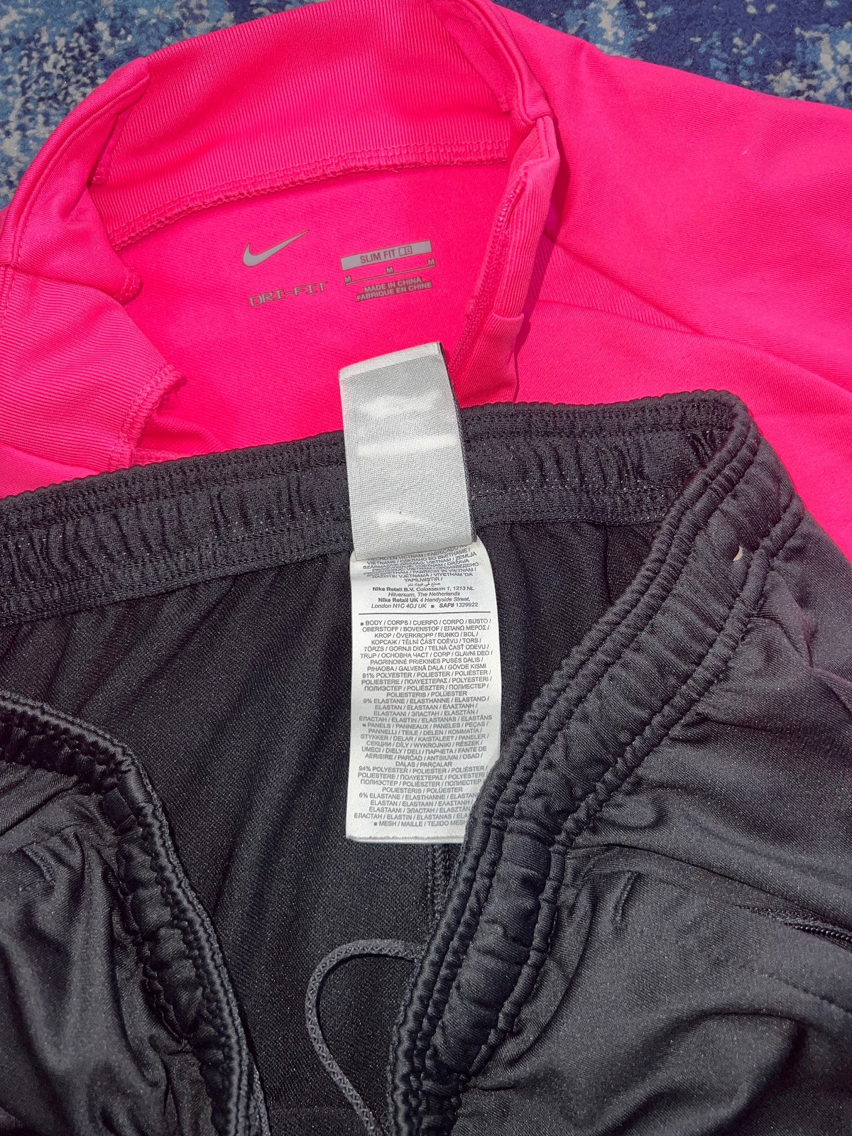 Nike Strike Academy Dri-FIT men's tracksuit set in hot pink and black, size Medium – view 8