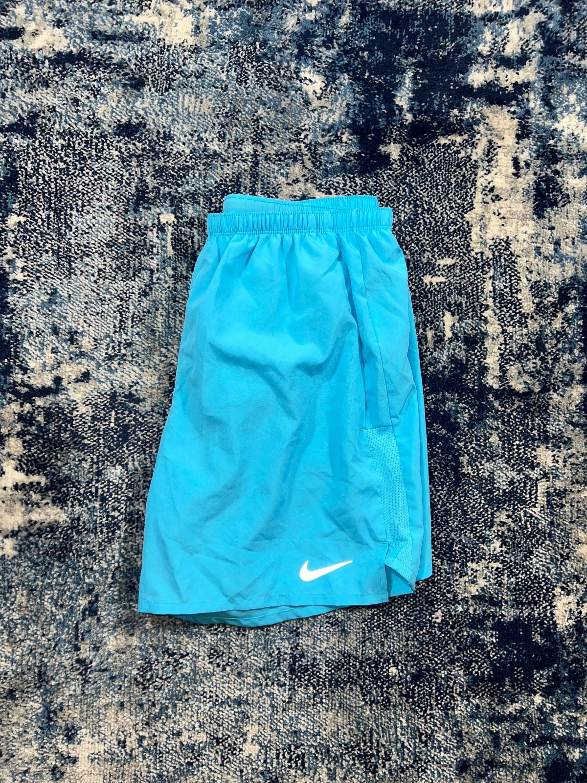 Nike Dri Fit Challenger Shorts – LightBlue, Men's Medium in LightBlue, men's Medium – front view