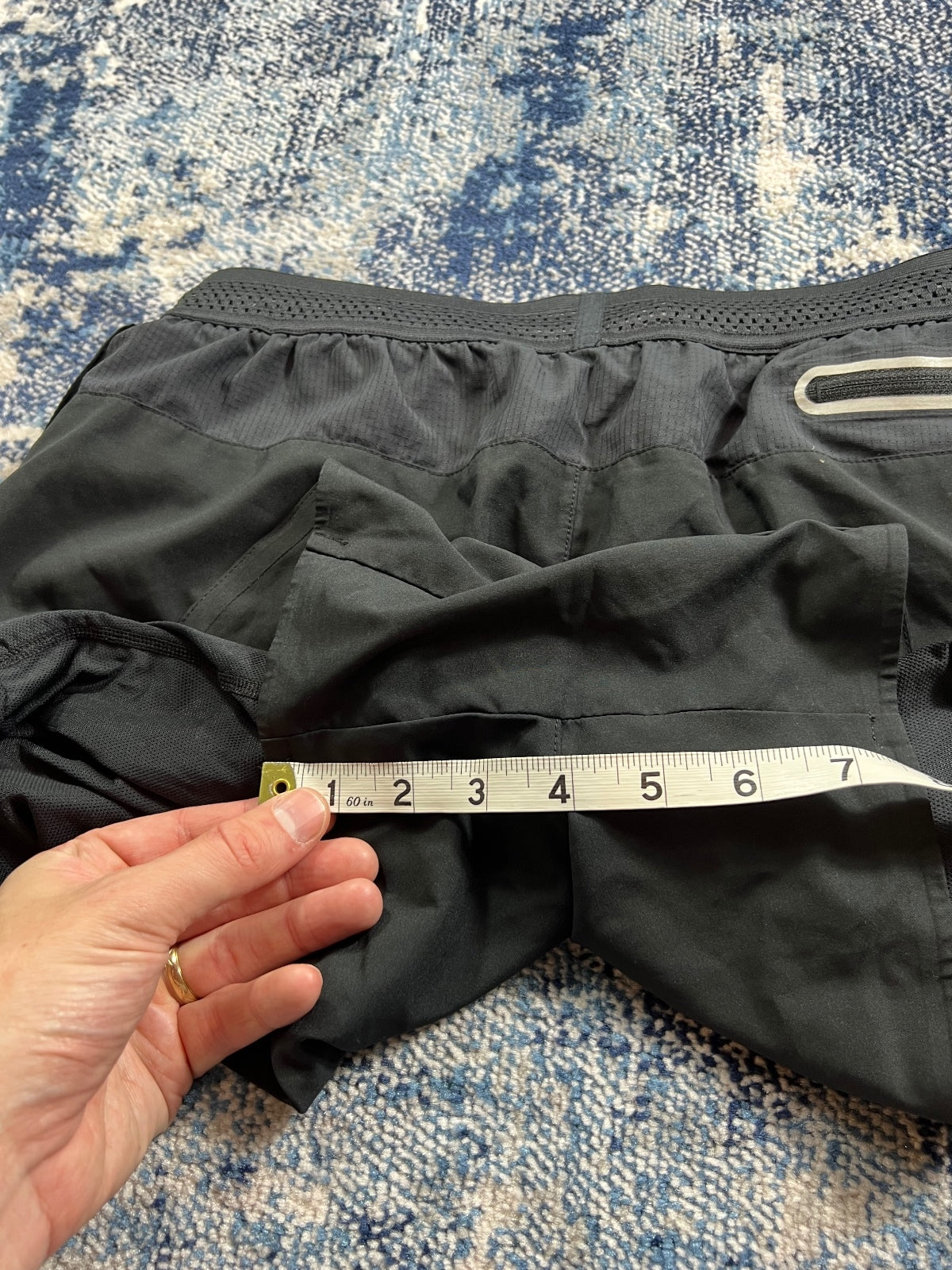 Nike Aeroswift 2 in 1 Running Racing Shorts – Black, Men's Small in Black, men's Small – detail view