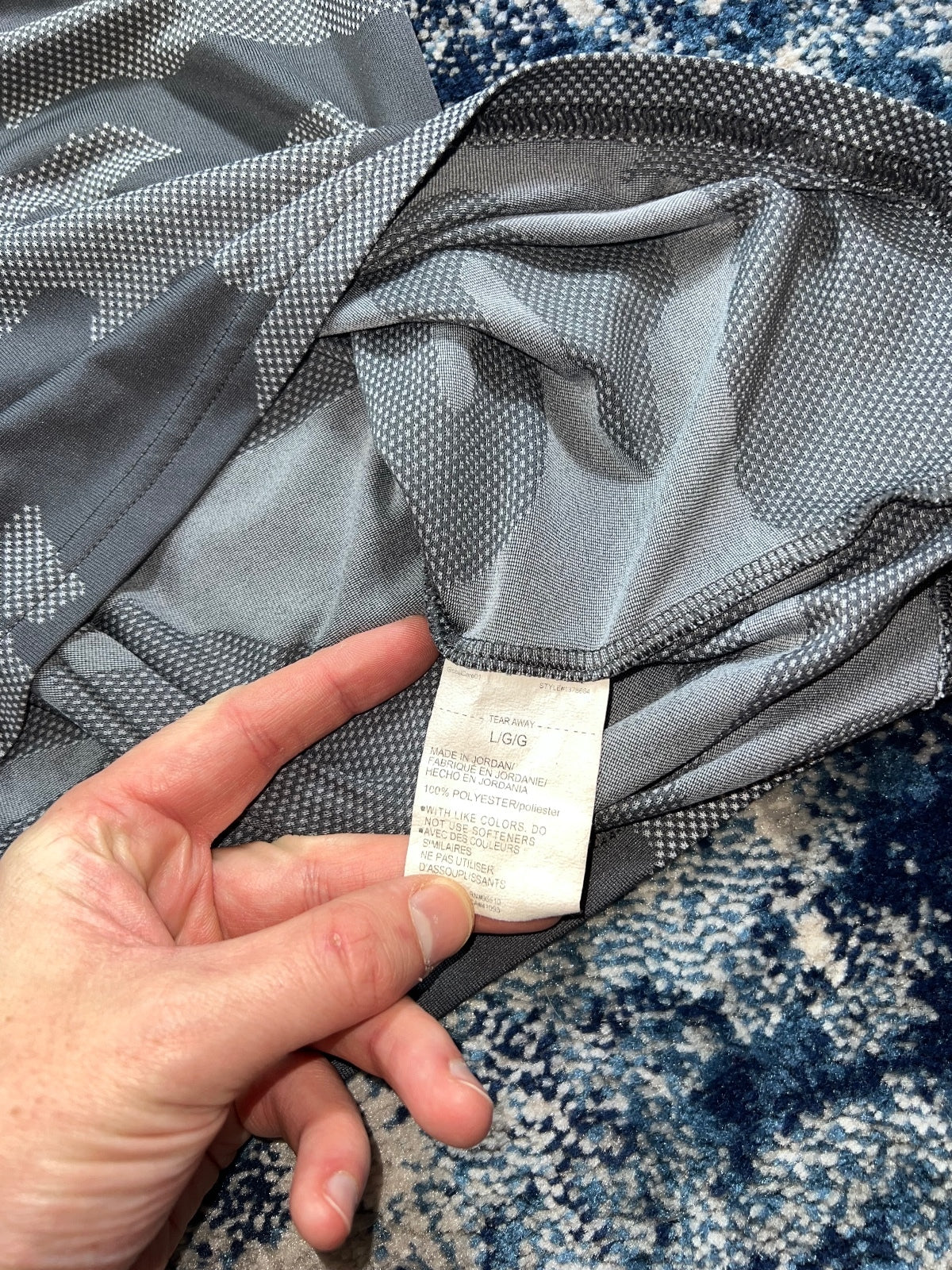 Under Armour Camo Jacquard Vanish 1/4 Zip – Gray, Men's Large in Gray, men's Large – detail view