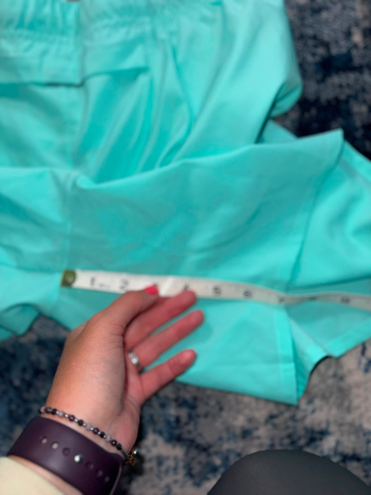 Nike Dri Fit Challenger Shorts – Mint, Men's Small in Mint, men's Small – detail view